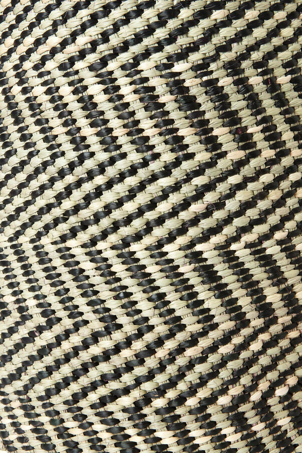 Black & Natural Maila Milulu Reed Basket - Large
