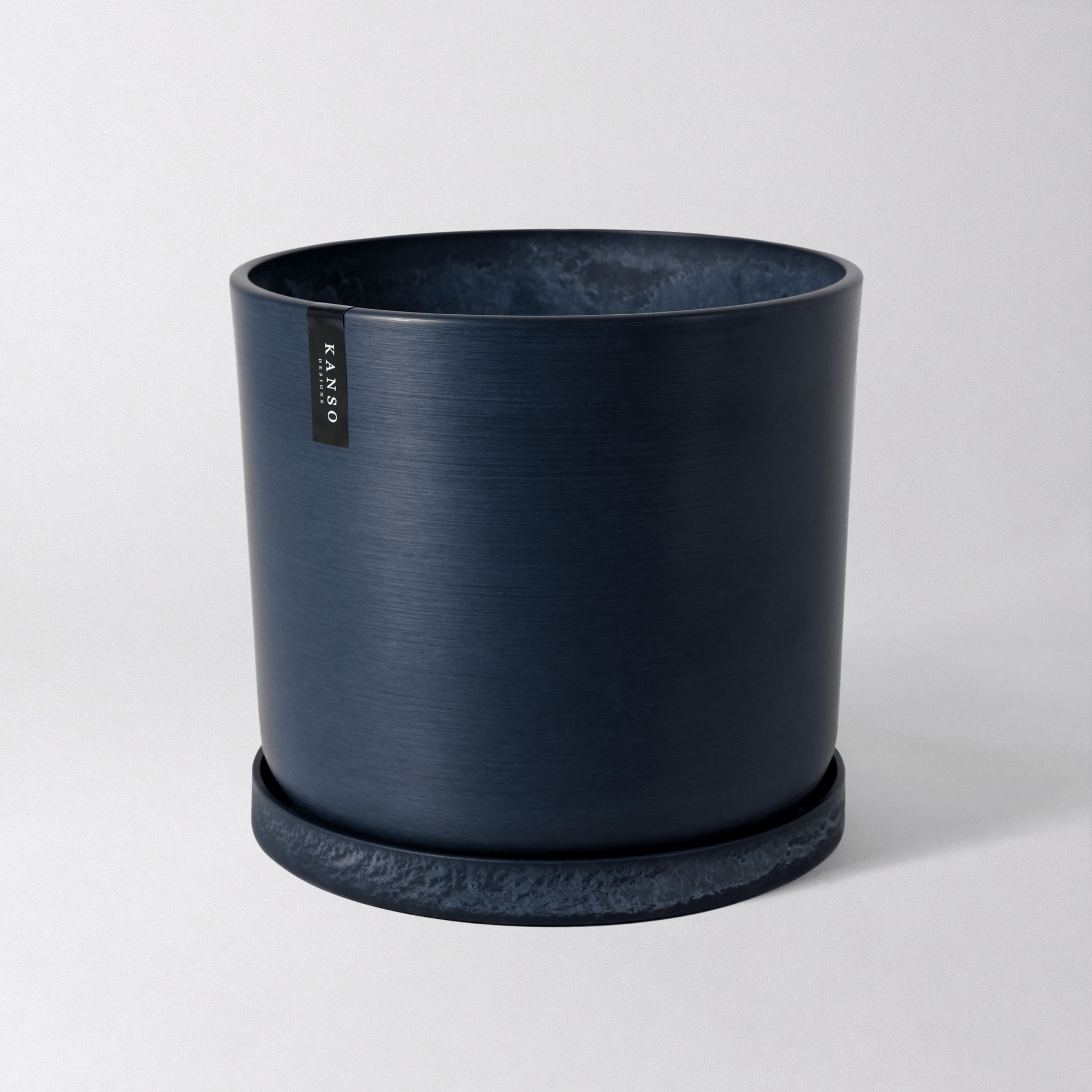 12" Signature Stone Planters & Saucers (Multiple Colors)