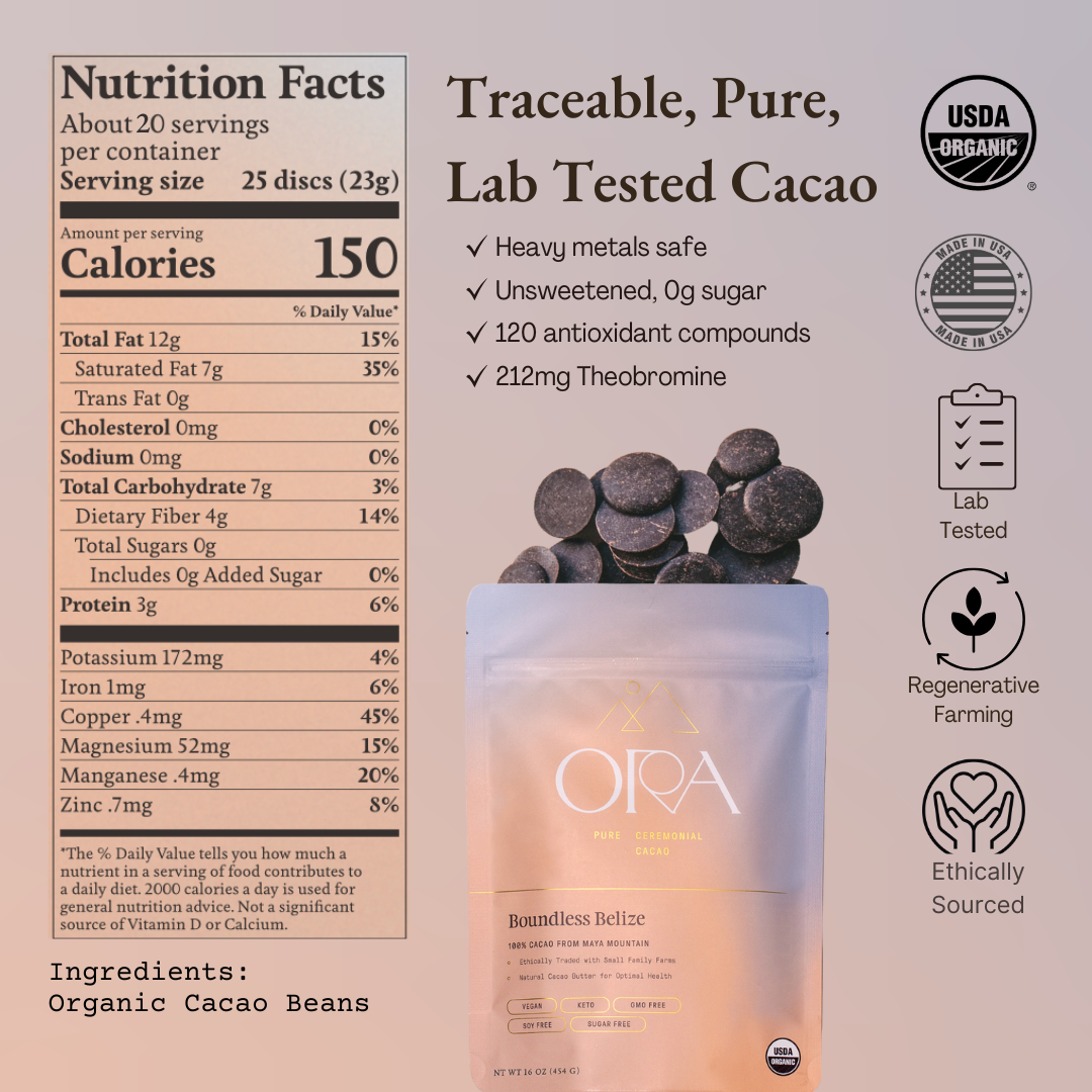 Boundless Belize 100% Cacao - Organic - Ceremonial