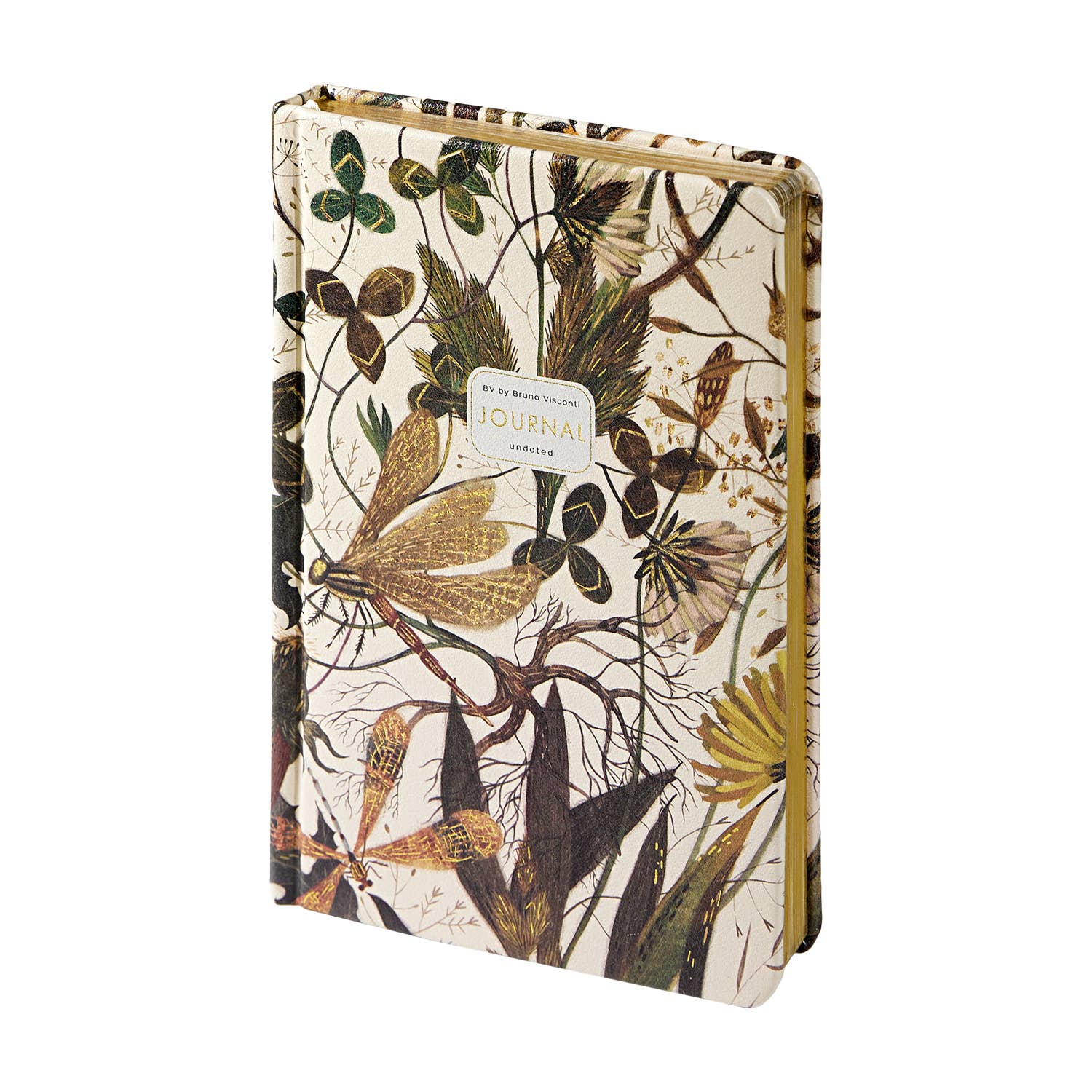 A5 Vegan Leather Hardcover Daily Planner -Summer Greens 