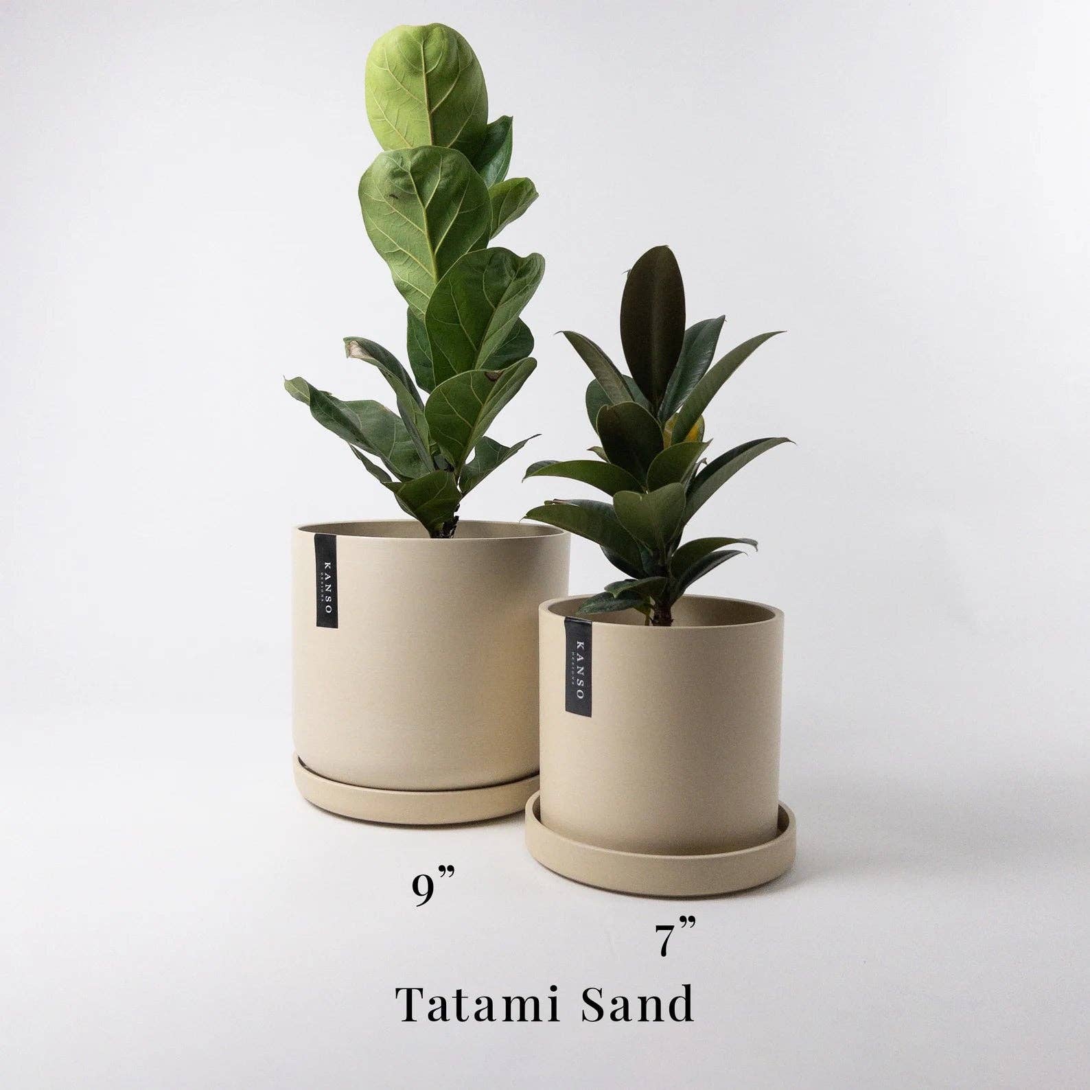 Two Set Planter Pots - 7" & 9"
